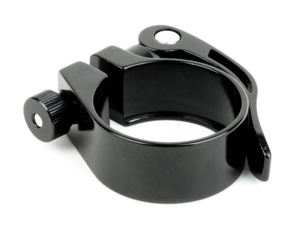 Objímka sedlovky 40 mm RU Al  černá