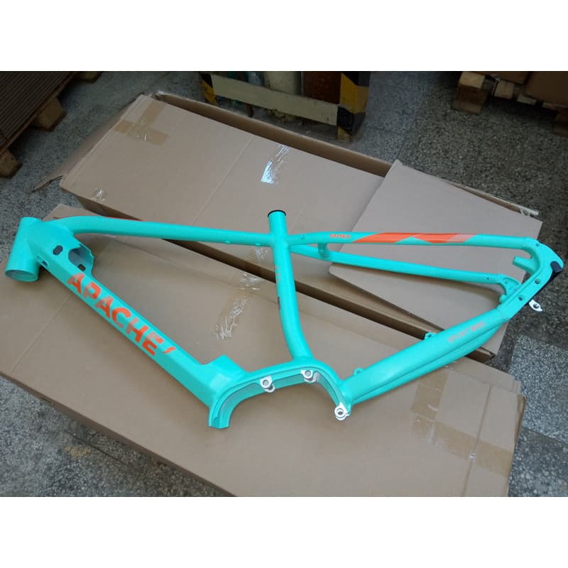 Rám elektrokolo MTB 27,5" Yamka MX-I matt orange mint 2020, 18"