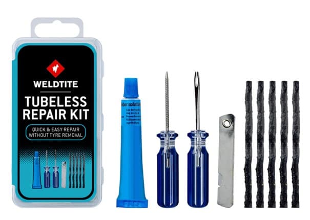 Sada na opravu bezdušových pláštů Weldtite Tubeless - sada 8 ks