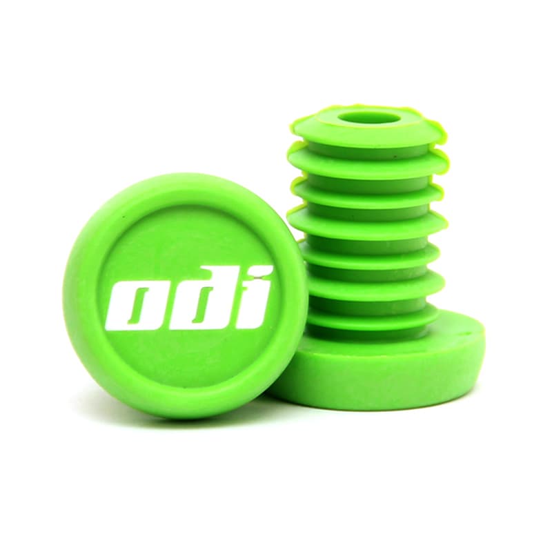 Koncovky řidítek ODI "Push-in" NEW plast Green