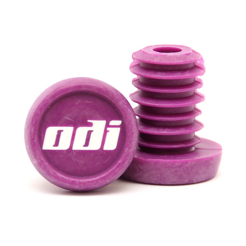 Koncovky řidítek ODI "Push-in" NEW plast Purple