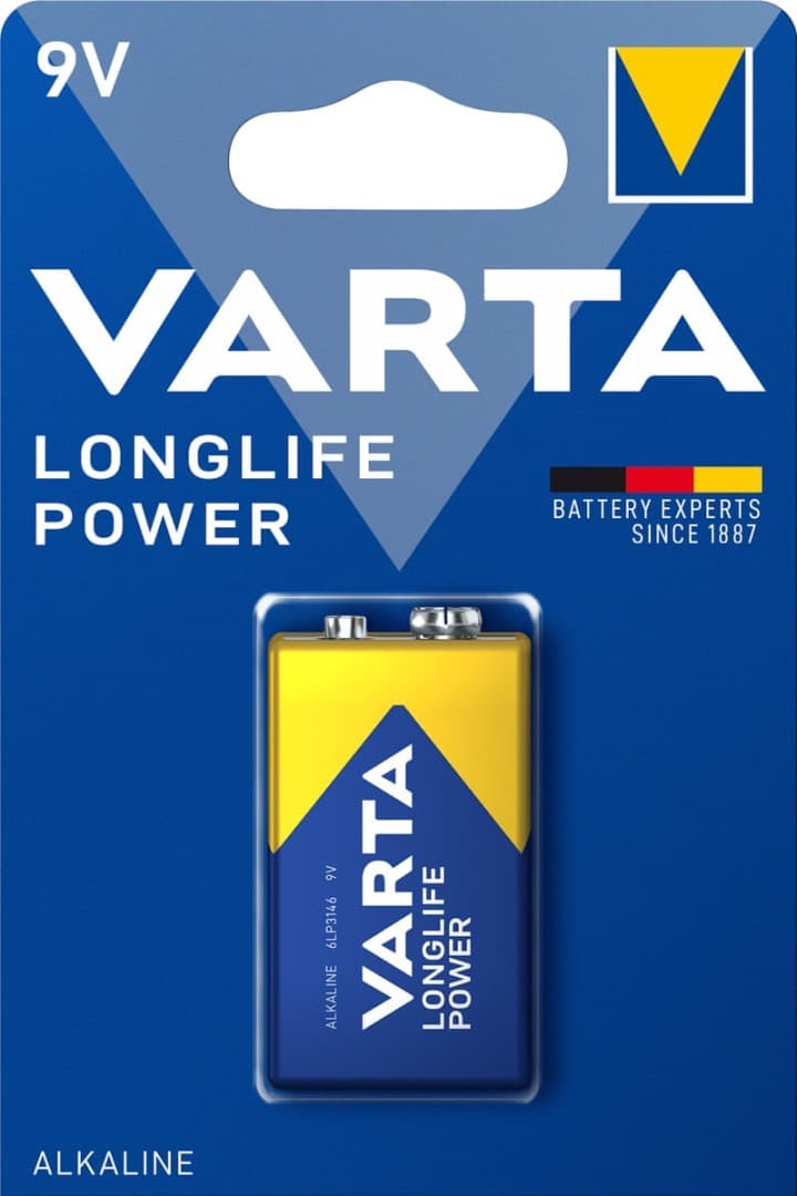 Baterie BV 4922 9V Alkalika Varta blistr 1 ks