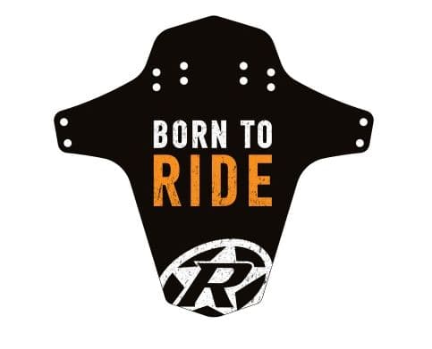 Blatník přední Reverse MudGuard Born to ride Black / Fox Orange