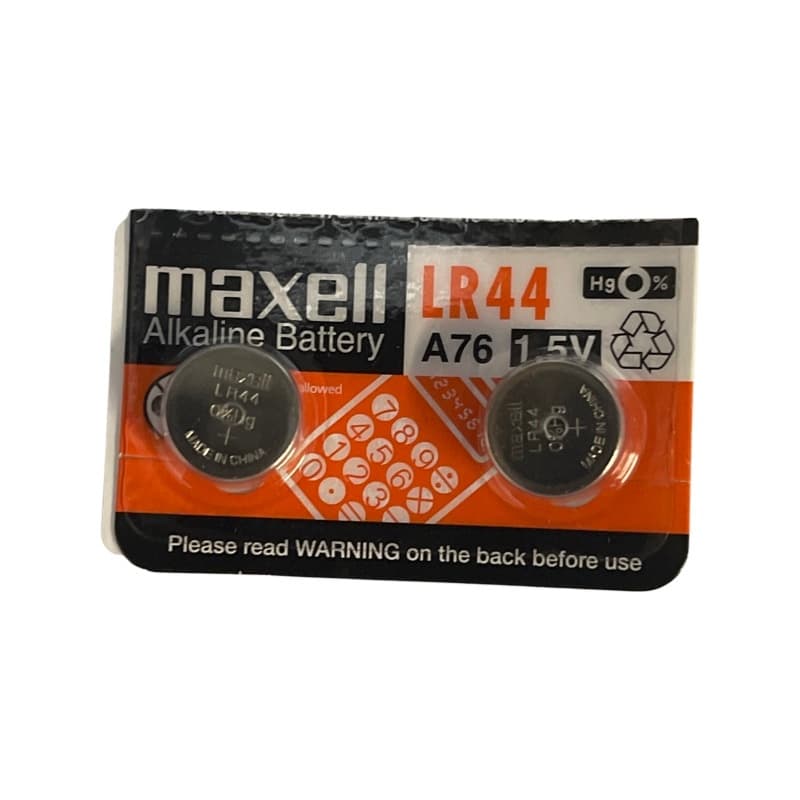 Baterie knoflíková 13 GA/LR44 Alkalika Maxell blistr 2 ks