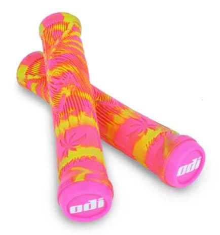 Gripy BMX ODI Hucker 160 mm Flangeless Yellow/pink