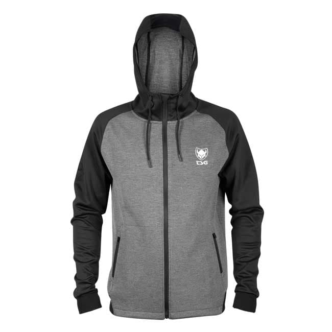 Mikina TSG Aero zip hoodie Black grey, S