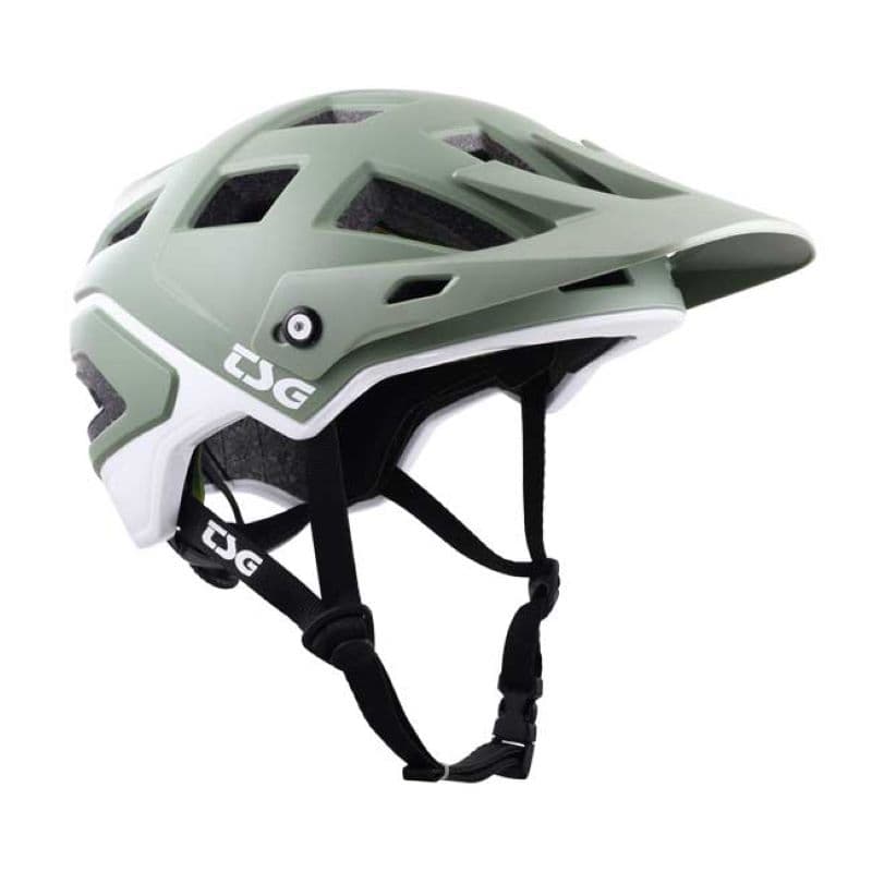Přilba TSG Scope Solid Color Satin green-white, S/M