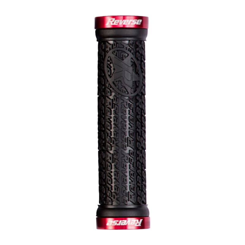 Gripy MTB Reverse Stamp Lock On 30 Black / Red