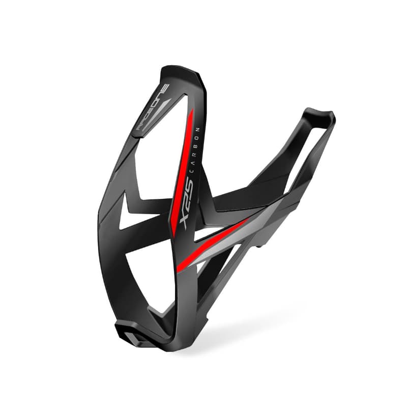Košík láhve Raceone Cage X-25 carbon Black / Red