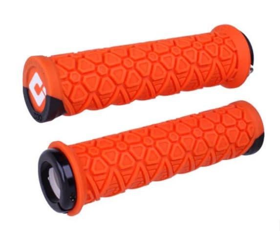 Gripy MTB ODI Vanquish, v2.1 Lock-On, MTB, Closed End, Orange / Black