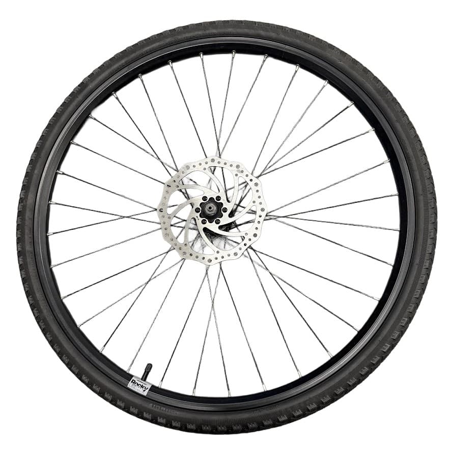 Výplet 622/29" přední, ráfek Remerx Rocky Disc, náboj Formula DC-20 LW 32, obutý