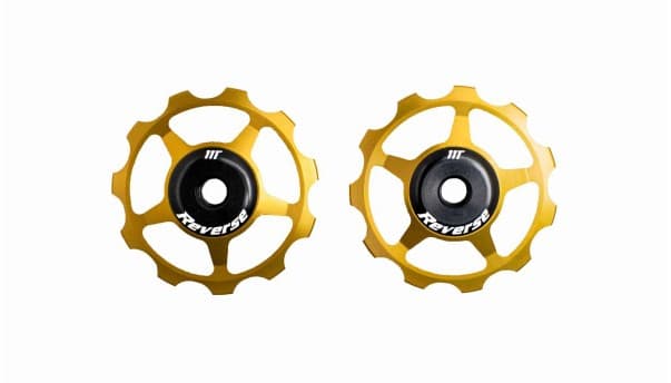 Sada kladek Reverse Gold pro přehazovačku a napínák Colab