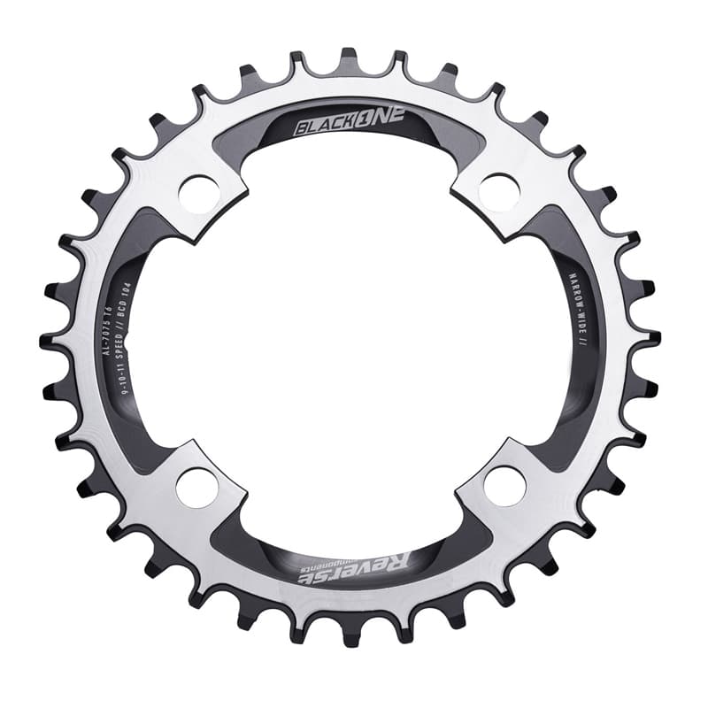 Převodník Reverse CW Black One Narrow Wide 104 mm, 32 zubů, Black