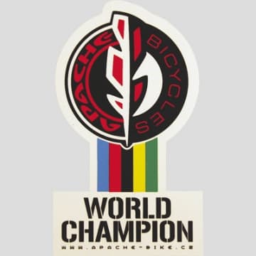 Samolepka Apache World champion