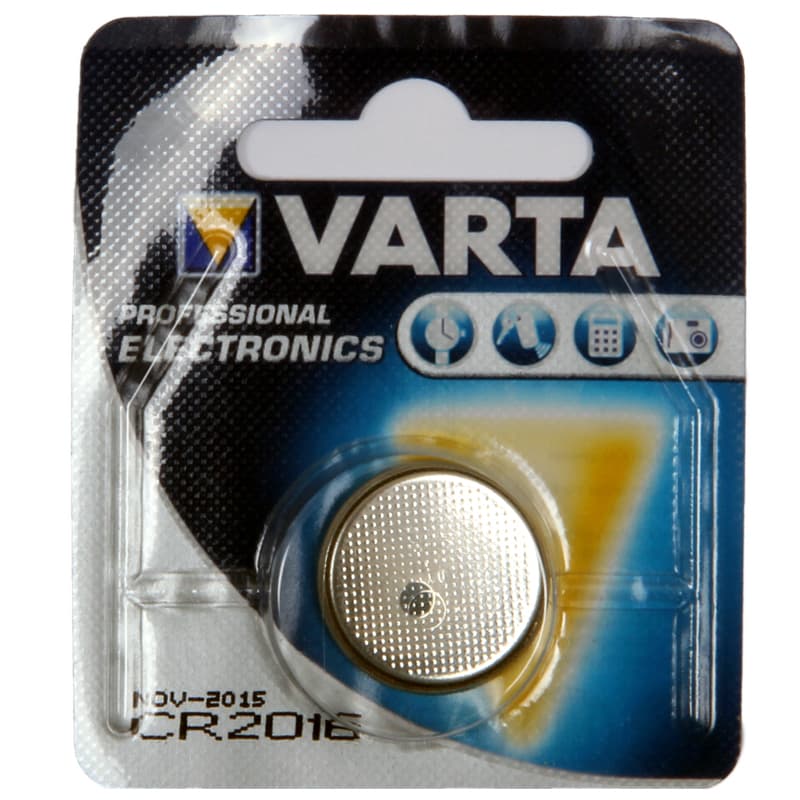 Baterie knoflíková CR 2016 Lithium Varta blistr 1 ks